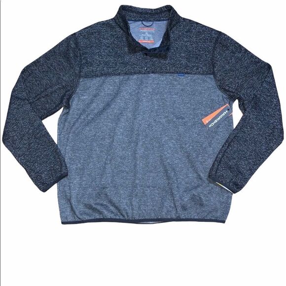 Hawke & Co Snap Neck Fleece Pullover - Picture 4 of 10